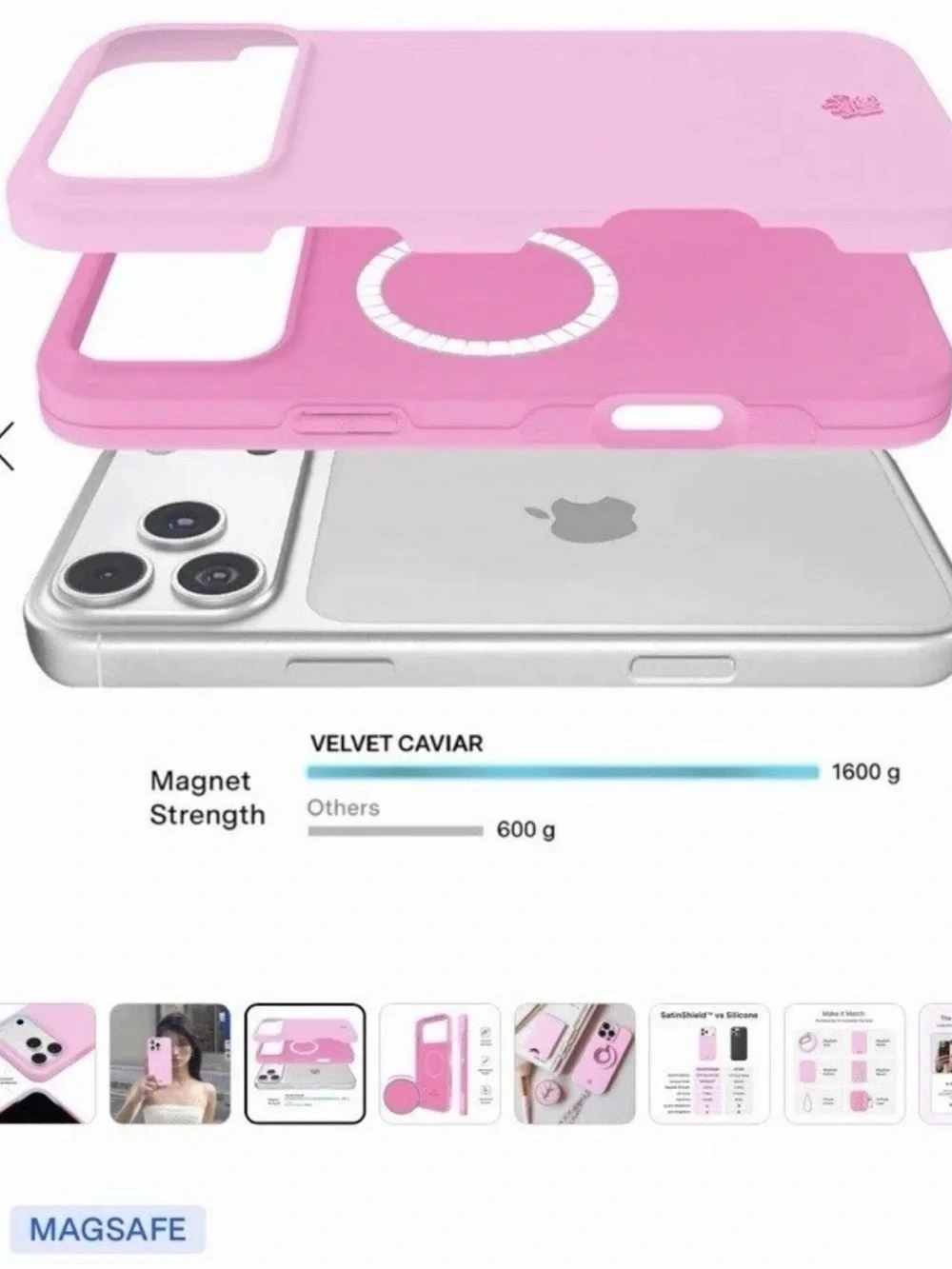NEW-iPhone17 Velvet Caviar Pink Sugar iPhone Case